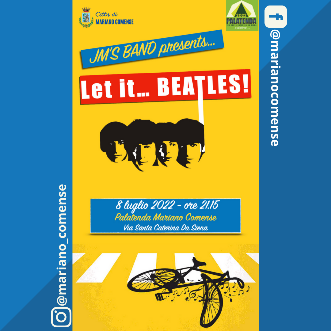 Spettacolo con musica dal vivo della "JM's Band" Let it Beatles