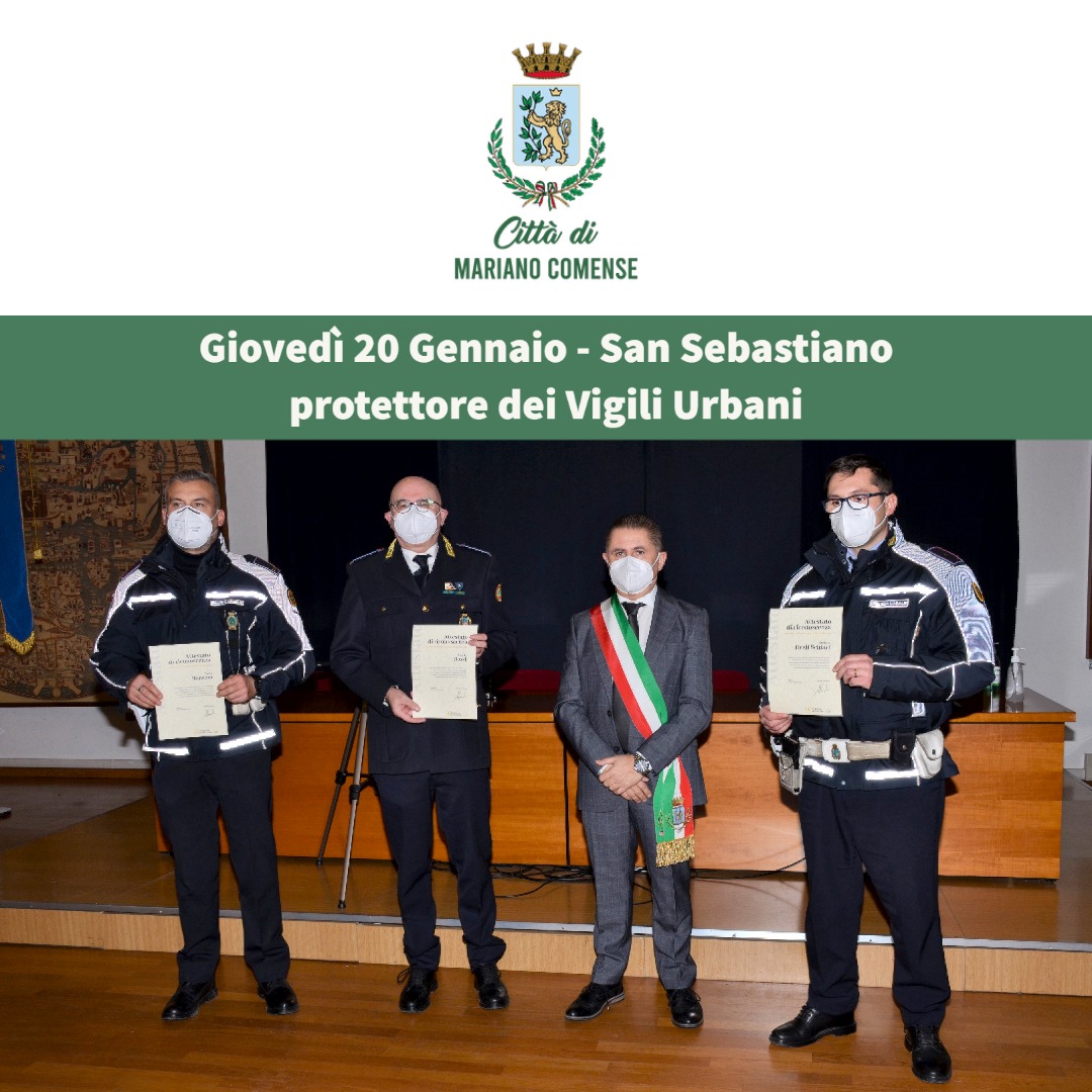 Celebrazione San Sebastiano Patrono delle Polizie Locali d'Italia