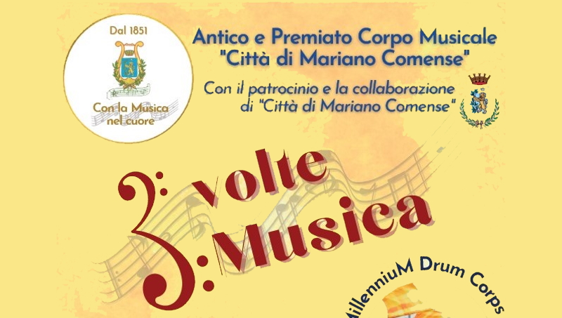 3 volte Musica - Antico e Premiato Corpo Musicale