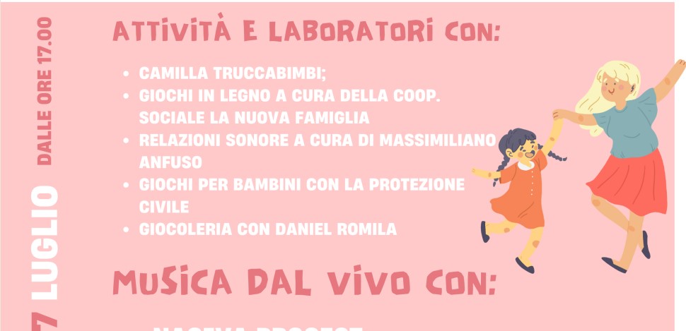 Attività, laboratori e musica dal vivo 