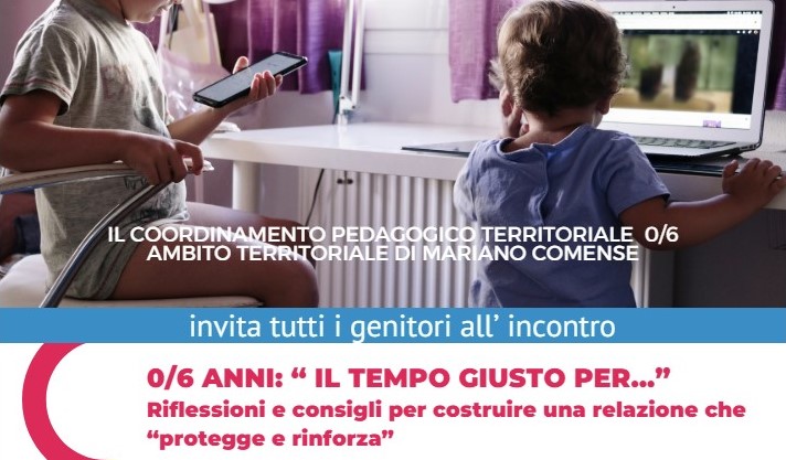 Incontri pubblici per genitori bambini per fascia d'età 0-6 anni