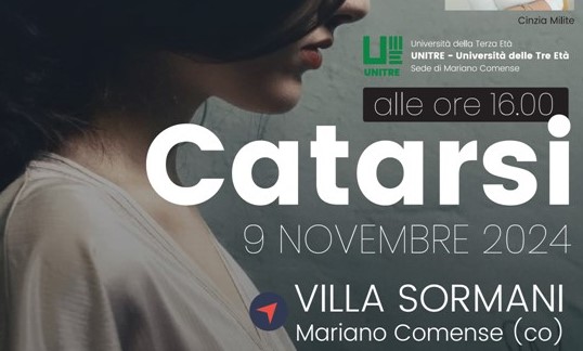 "Catarsi"con Cinzia Milite - Unitre Mariano Comense