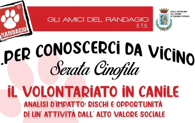 "Il volontariato in canile" - Gli Amici del Randagio