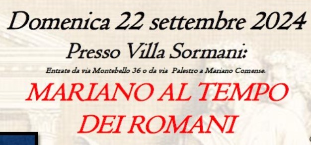 Mariano al tempo dei Romani