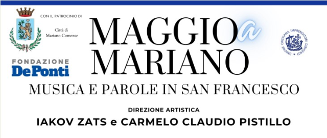 Maggio a Mariano - Musica e parole in San Francesco